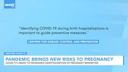 COVID-19 Linked To Increased Hospitalization Of Pregnant Minorities News Clip