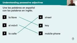 Whose is it? possessive adjectives 'mi' and 'tu' Instructional Video