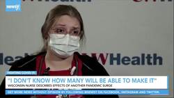 Hospital Staff Overwhelmed By Rush Of COVID Patients News Clip