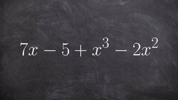 Enter the classroom like a boss Leading coefficient of a polynomial Instructional Video