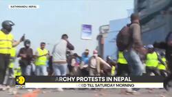 Nepal: Pro-monarchy protests turn violent in Kathmandu, leaders arrested News Clip