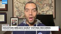 Texas Leads Nation In Early Voting Despite Stiff Voting Restrictions News Clip