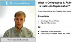 Competence and Fit - Career Development Instructional Video