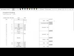 Exception Handling Instructional Video