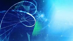 DNA strand medical background Stock Footage