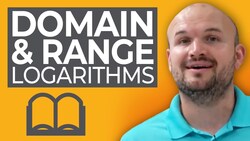 How to determine the domain and range of a logarithmic graph Instructional Video