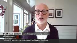 Trio of viruses threatens to crash holiday gatherings News Clip