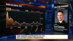 Stonehorn Global Partners Le Cornu on Didi's Plan to Delist News Clip