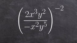 Using multiple properties of exponents simplify the expression Instructional Video
