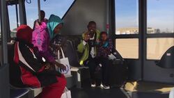 Italian interior minister Salvini greets migrants from Niger Instructional Video