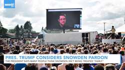 President Trump Considers Edward Snowden Pardon News Clip