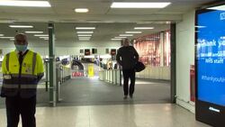 UK: Euston Station during Coronavirus epidemic. News Clip