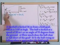 Projectile Motion: Solving a problem Instructional Video