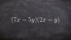 How to Multiply Polynomials Using the Foil Face - Math Tutorial Instructional Video