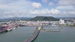 Panama Coast (Costa de Panama). Stock Footage