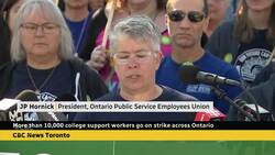 Ontario college support workers on strike after rejecting latest offer News Clip