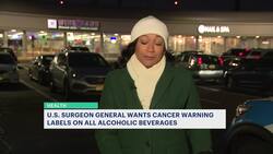 US surgeon general wants cancer warning labels on all alcoholic beverages News Clip