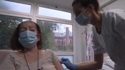 CLEAN : Covid-19 vaccines given in French old people's home News Clip