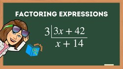 How to Factor Expressions Using the Ladder Method Instructional Video