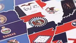 Missouri from USA States Stock Footage