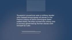 Britannica Q&A: Toussaint Louverture Instructional Video