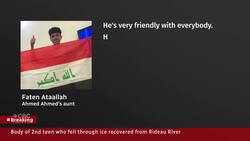 Body of 2nd teen recovered from Ottawa's Rideau River News Clip