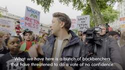Jamie Oliver presents an Eton Mess dessert at Downing Street News Clip