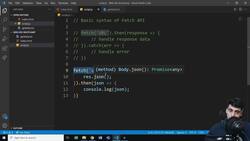 Full Stack Web Development MASTERY Course - Novice to Expert - Fetch API Instructional Video