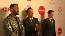 Celebrities waiting to meet Prince Charles at The Prince's Trust Awards News Clip