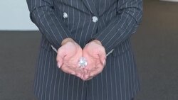 CLEAN : FILE: Rare flawless diamond fetches US$15.7m in Hong Kong auction News Clip