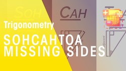 SOHCAHTOA - Finding Missing Sides PART 1 Instructional Video