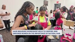 Hair braiding workshop looks to inspire the youth News Clip