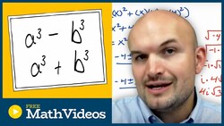 Find zeros using sum and difference of two cubes Instructional Video
