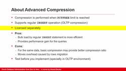 Oracle Database Administration from Zero to Hero - Using Table Compression (Part 2 of 2) Instructional Video