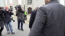 Victim of mosque knife attack attends prayers News Clip