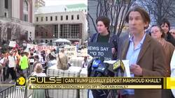 Mahmoud Khalil arrest: Hundreds of protesters occupy Trump Tower, call for Mahmoud Khalil's release News Clip