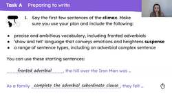 Writing the climax of 'The Iron Man' Instructional Video