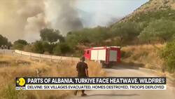 Heatwave triggers wildfires, evacuations, and storm alerts across the Balkans | WION News Clip
