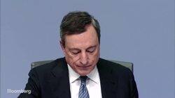 Draghi on Weaker Data, Inflation, Risks: Opening Statement News Clip
