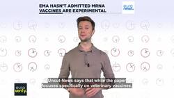 The European Medicines Agency EMA has not 'admitted' that mRNA vaccines are 'experimental' News Clip