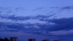 Cloudscape Dusk Stock Footage