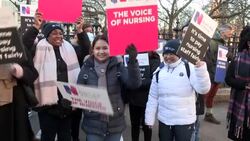 CLEAN : UK nurses begin unprecedented strike over pay News Clip