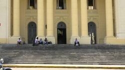 Santa Clara, Cuba: Provincial Palace of Justice Stock Footage