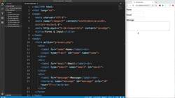 Modern HTML and CSS from the Beginning (Including Sass) - Forms & Input Instructional Video