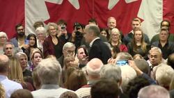 CBC footage of Mark Carney event in North Vancouver News Clip