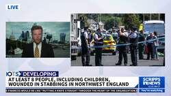 Stabbing in northwest England leaves 8 injured, including children News Clip