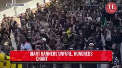LAFC Fans Stage Anti-ICE Show During Football Club's Match Against Kansas City News Clip