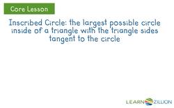 Constructing an Inscribed Circle on a Triangle Using Angle Bisectors Instructional Video