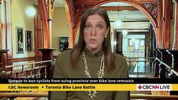 Ontario to ban cyclists from suing over bike lane removals News Clip