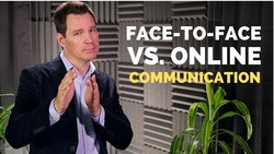 Face to Face vs Online Communication Instructional Video